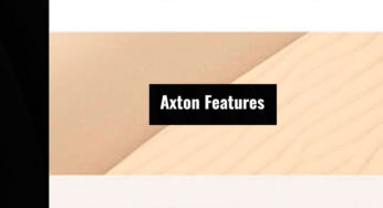 Axton: бесплатная тема портфолио на основе блоков с полной поддержкой редактирования сайта